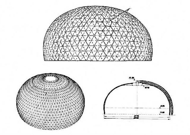 Конструкция купола в Истре