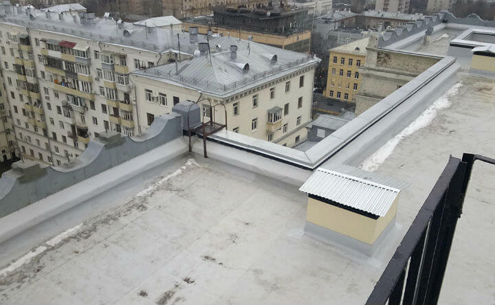 Крыша дома на Щербаковской